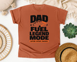 Dad Fuel Legend Mode Black graphic tee in Yam