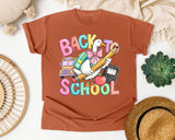 Back To School Goose graphic tee in Yam
