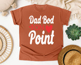 Dad Bod On Point White 3 graphic tee in Yam