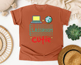 Classroom Cutie Laptop graphic tee in Yam