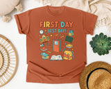 First Day Best Day graphic tee in Yam