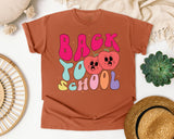 Back To School Hearts graphic tee in Yam