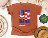 A Day In A Year Remembered All graphic tee in Yam