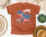 Land Of The Free Home Of The Brave graphic tee in Yam