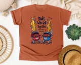 Dads Who Grill Together Stay Rare Together Grey graphic tee in Yam