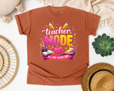 Teacher Mode All Day Every Day graphic tee in Yam