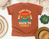 Game Over Back To School Controller graphic tee in Yam