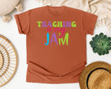 Teaching Is My Jam graphic tee in Yam