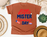 Little Mister Memorial Day graphic tee in Yam