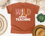 Wild About Teaching graphic tee in Yam