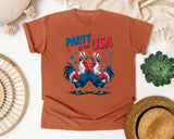 Party In The USA Grey 2 graphic tee in Yam