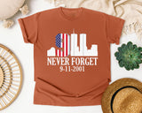 Never Forget White 4 graphic tee in Yam