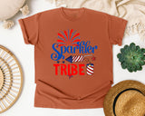 Sparkler Tribe graphic tee in Yam