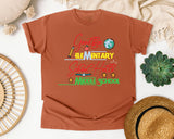 Goodbye Elementary School Hello Middle School graphic tee in Yam