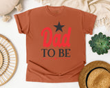 Dad To Be White graphic tee in Yam