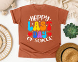 Happy Last Day Of School graphic tee in Yam