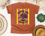 Tropical Cool Dad Society graphic tee in Yam