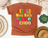Little Miss Back To School Bright graphic tee in Yam