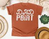 Dad Bod On Point White 2 graphic tee in Yam