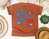 Fourth Of July graphic tee in Yam