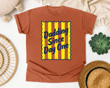 Dadding Since Day One graphic tee in Yam