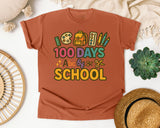 100 Days Abc Of School graphic tee in Yam