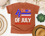 4th Of July Independence Day graphic tee in Yam