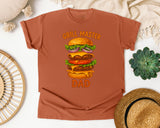 Grill Master Dad Orange graphic tee in Yam