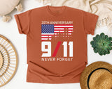 Never Forget Anniversary graphic tee in Yam