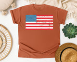 American Flag graphic tee in Yam