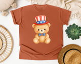 Teddy Bear With Bow Tie graphic tee in Yam