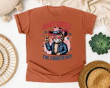 Just Chill The Fourth Out graphic tee in Yam