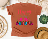 Happy Last Day Of Preschool graphic tee in Yam