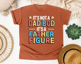 It's Not A Dad Bod It's A Father Figure graphic tee in Yam
