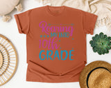 Roaring My Into 10th Grade graphic tee in Yam