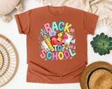 Back To School Apple Flowers graphic tee in Yam