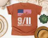 Never Forget White 7 graphic tee in Yam