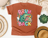Bruh We Back Alligator graphic tee in Yam