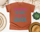 Roaring My Into 9th Grade graphic tee in Yam