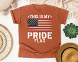 This Is My Pride Flag graphic tee in Yam
