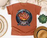 Everybody Chill Dad Is On The Grill Black graphic tee in Yam