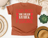 Dad Bod You Mean Father Figure Pink 2 graphic tee in Yam