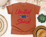 United We Stand graphic tee in Yam