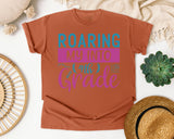 Roaring My Into 4th Grade graphic tee in Yam