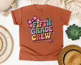 Fifth Grade Crew graphic tee in Yam