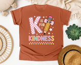 K Is For Kindness graphic tee in Yam