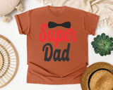 Super Dad Red graphic tee in Yam