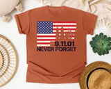 Never Forget Red 2 graphic tee in Yam