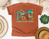 Dad Fixer Of All Things Grey graphic tee in Yam