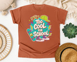 Too Cool For School Sneakers graphic tee in Yam